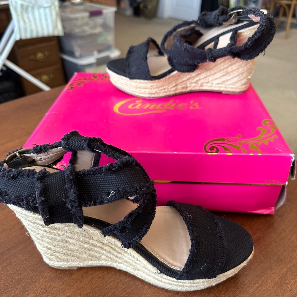 Candie’s Platform Wedges.